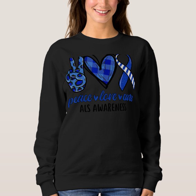 Liebe des Friedens als Aufklärungsmonat Sweatshirt (Vorderseite)