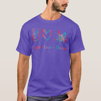 Liebe des Friedens Bowling Sublimierung T T-Shirt