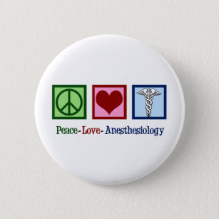 Liebe des Friedens Button