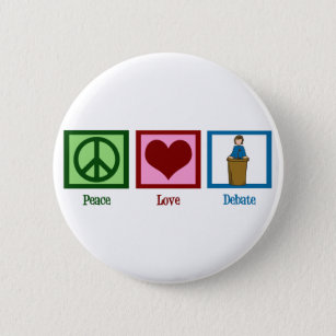 Liebe des Friedens Button
