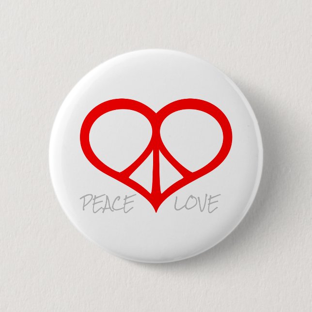 Liebe des Friedens Button (Vorderseite)