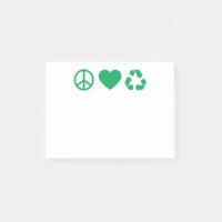 Liebe des Friedens Gerecycelt