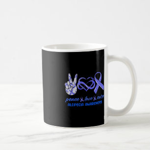 Liebe des Friedens Heilung Alopezie Bewusstsein Kaffeetasse