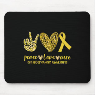 Liebe des Friedens Heilung der Krebserkrankung bei Mousepad
