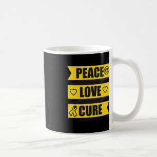 Liebe des Friedens Heilung der Krebserkrankung im Kaffeetasse