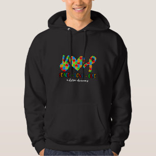Liebe des Friedens Heilung des Autismus Nationaler Hoodie