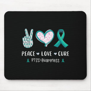 Liebe des Friedens Heilung des Drucks Stressstörun Mousepad