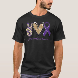 Liebe des Friedens Heilung Epilepsie Bewusstsein R T-Shirt
