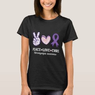 Liebe des Friedens Heilung Fibromyalgie Aufklärung T-Shirt