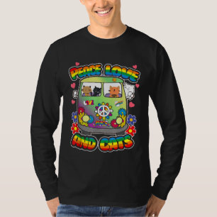 Liebe des Friedens Hippie Beatnik Blume Power Gr T-Shirt
