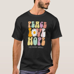 Liebe des Friedens Hoffnung 14q32 Sensibilisierung T-Shirt