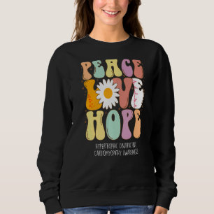 Liebe des Friedens Hoffnung hypertrophische Obstru Sweatshirt
