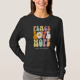 Liebe des Friedens Hoffnung Jugend-Soziologie T-Shirt