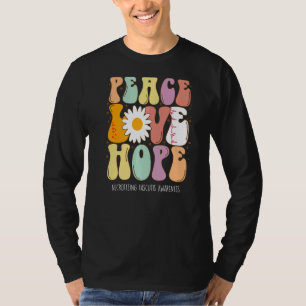 Liebe des Friedens Hoffnung Nekrotisierung der Fas T-Shirt