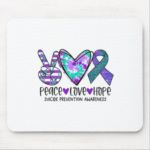 Liebe des Friedens Hoffnung Selbstmordverhütung Be Mousepad