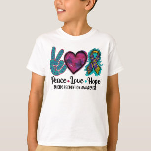 Liebe des Friedens Hoffnung Selbstmordverhütung Be T-Shirt