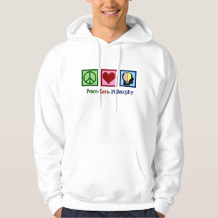 Liebe des Friedens Hoodie