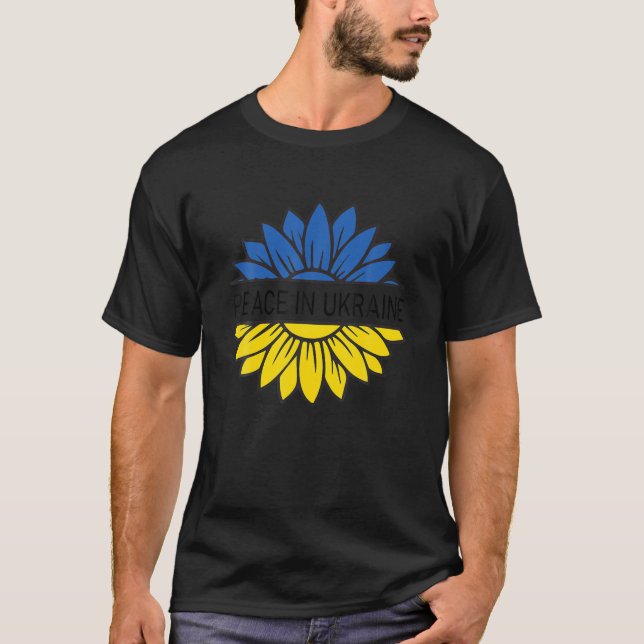 Liebe des Friedens in der Ukraine - ukrainische Fa T-Shirt (Vorderseite)