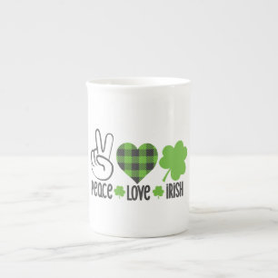 Liebe des Friedens Irish-60682 Prozellantasse
