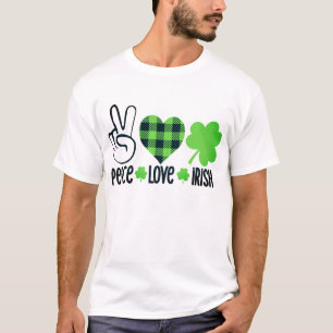 Liebe des Friedens Irish-60682 T-Shirt