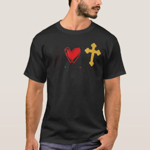 Liebe des Friedens Jesus Christus Religiöse Christ T-Shirt