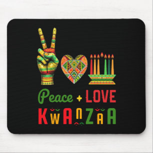 Liebe des Friedens Kwanzaa Kulturerbe Afrikas Kuns Mousepad