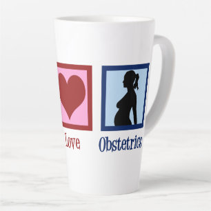 Liebe des Friedens Obstetetas Niedliches OBGYN-Bü Milchtasse