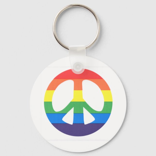 Liebe des Friedens Schlüsselanhänger (Vorderseite)