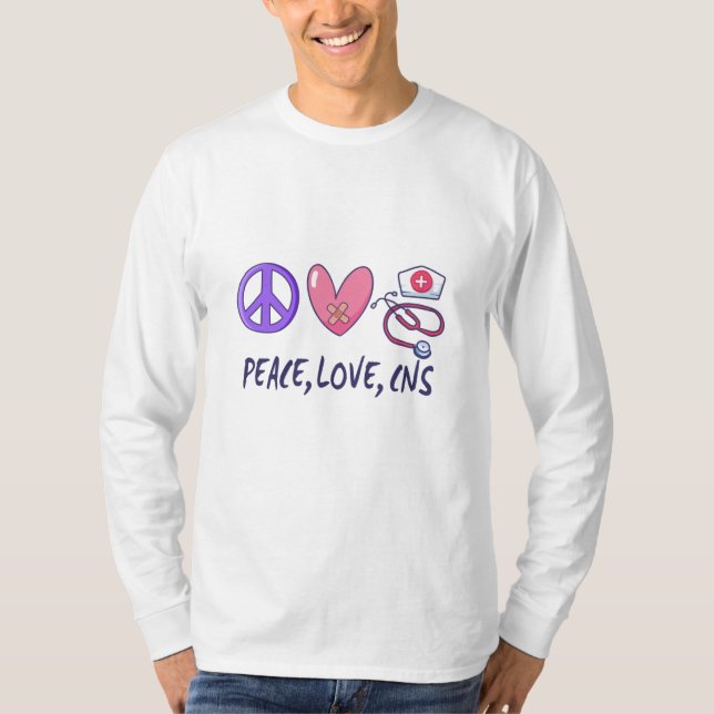 Liebe des Friedens T-Shirt (Vorderseite)