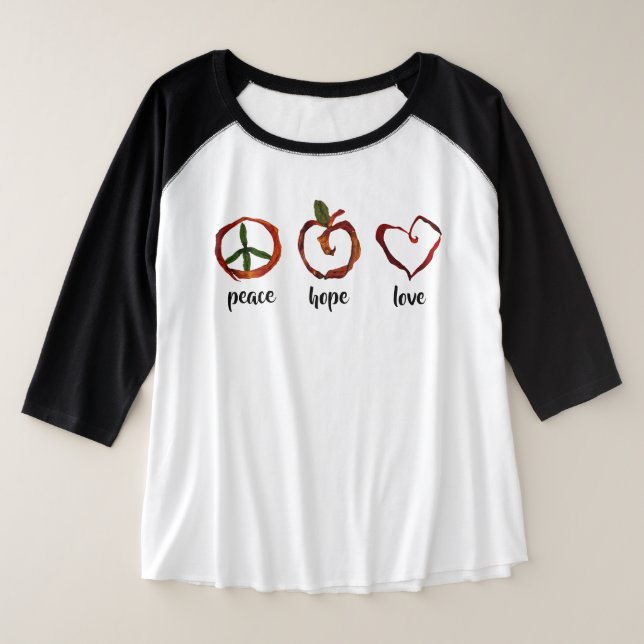 Liebe des Friedens T-Shirt (Design vorne)