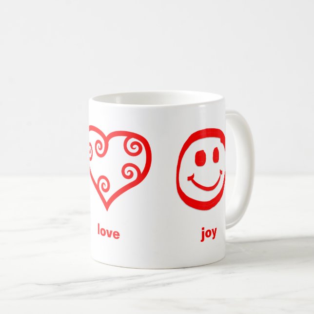 Liebe des Friedens - Tasse (VorderseiteRechts)