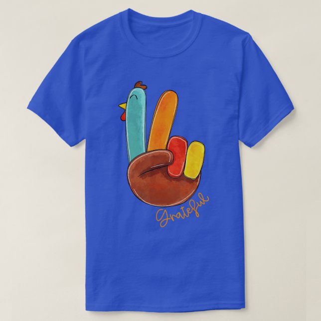 Liebe des Friedens Türkei Dankbarkeit Türkei Handz T-Shirt (Design vorne)