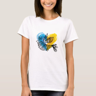 Liebe des Friedens Ukraine Nachtigall T-Shirt