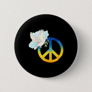 Liebe des Friedens Ukraine Taube Ukraine Unterstüt Button