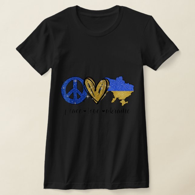 Liebe des Friedens Ukraine ukrainische Fahne I Sta T-Shirt (Ablage )