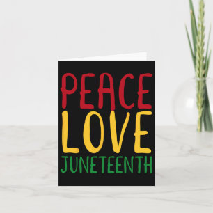 Liebe des Friedens und 19. Juni des 19. Karte