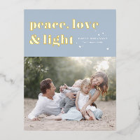 Liebe des Friedens und Foto des hellblauen Hanukka