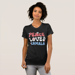 Liebe des Friedens und Kamala Harris 2024 T-Shirt