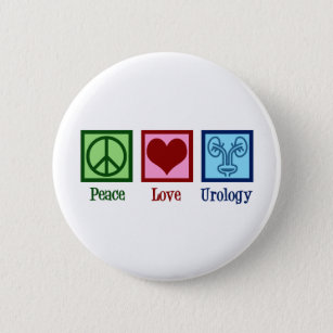 Liebe des Friedens Urologie Button