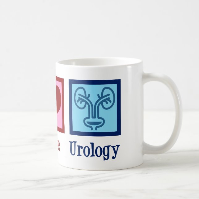 Liebe des Friedens Urologie Kaffeetasse (Rechts)