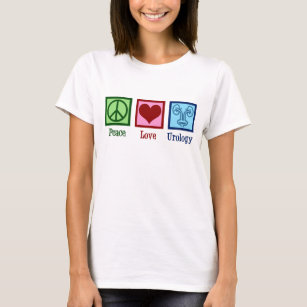 Liebe des Friedens Urologie T-Shirt