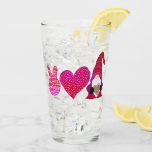 Liebe des Friedens   Valentinstag Glas