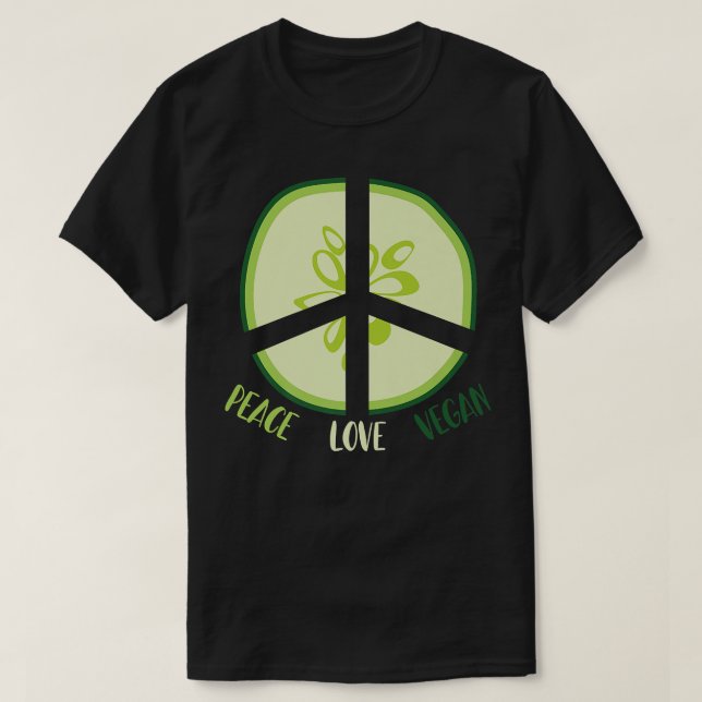 Liebe des Friedens Vegan T-Shirt (Design vorne)