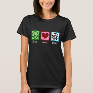 Liebe des Friedens Wicca T-Shirt
