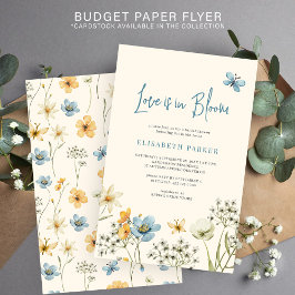 Liebe des Haushalts in Blütendusche Flyer