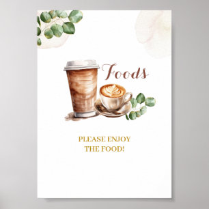 Liebe des Kaffees ist das Party Brechen Poster