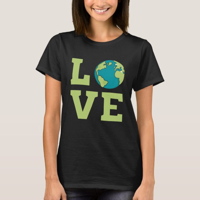 Liebe des Klimawandels - Erderwärmung T-Shirt (Vorderseite)
