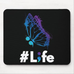 Liebe des Lebens und Unterstützung der Sensibilisi Mousepad