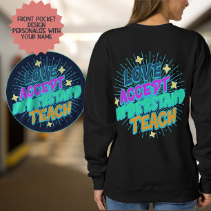 Liebe des Lehrers Sweatshirt