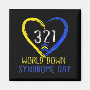 Liebe des Liebe World Down Syndrome Awareness Day Magnet